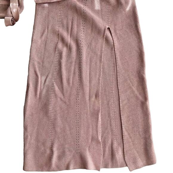 NICHOLAS Estelle Short Sleeve Knit Midi Dress Size Small NEW Party Wedding - Picture 7 of 7